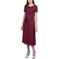 thumbnail image 1 of NY Collection Womens Petites Chiffon Knee-Length Midi Dress, 1 of 2