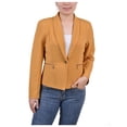 thumbnail image 1 of NY Collection Womens Petites Crepe Business One-Button Blazer, 1 of 1