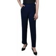 thumbnail image 1 of NY Collection Womens Petites High Waist Work Wear Trouser Pants, 1 of 2