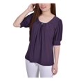 thumbnail image 1 of NY Collection Womens Petites Office Professional Blouse, 1 of 1