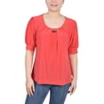 thumbnail image 1 of NY Collection Womens Petites Office Professional Blouse, 1 of 4