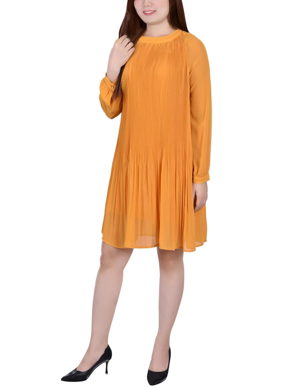 pleated shift mini dress Haddy Pleated Mini Dress in Navy