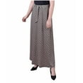 thumbnail image 1 of NY Collection Womens Printed Maxi Skirt, Pink, Petite, PM, 1 of 1