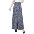 thumbnail image 1 of NY Collection Womens Petites Printed Long Maxi Skirt, 1 of 2