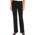 thumbnail image 1 of Petite Pull-On Straight-Leg Comfort Pants NY Collection, 1 of 3