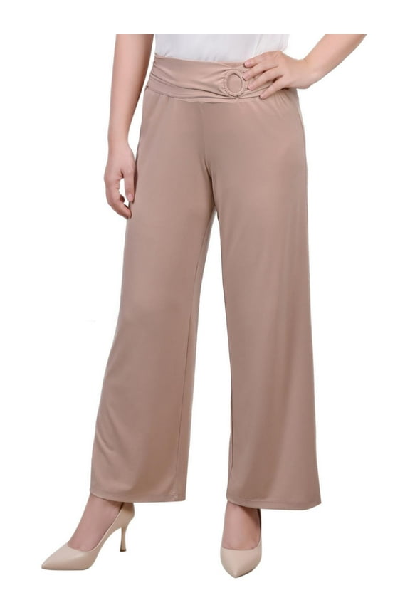 Womens Petites Stretch Cropped Pants