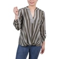 thumbnail image 1 of NY Collection Womens Petites Surplice  Blouse, 1 of 1