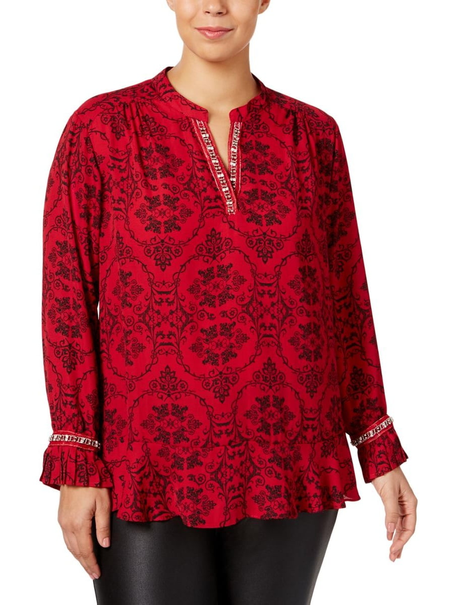 brocade peplum top