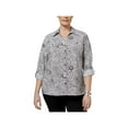 thumbnail image 1 of Plus Size Utility Blouse Night Whisper 1X, 1 of 2