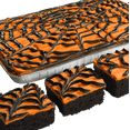 thumbnail image 1 of NY Gourmet Halloween Chocolate Butter Cream Pre Cut Half Sheet Cake 20 Portions, 1 of 3