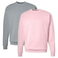 thumbnail image 1 of NY Lingerie 2 Pack Light Steel and Pale Pink Crewneck Sweatshirt, 1 of 1