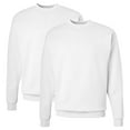 thumbnail image 1 of NY Lingerie 2 Pack White Sweatshirt escomart Fleece Crewneck Sweater, 1 of 1