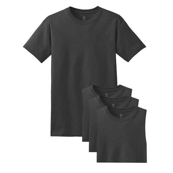 NY Lingerie 3 Pack Heavyweight 5.2 oz ComfortSoft Cotton T-Shirt