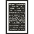 thumbnail image 1 of "NY Neighborhoods" Framed Painting Print, 1 of 5