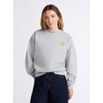 thumbnail image 1 of Scoop Limited Edition Women’s and Women's Plus New York Graphic Sweatshirt with Embroidery, Sizes XS-4X, 1 of 6