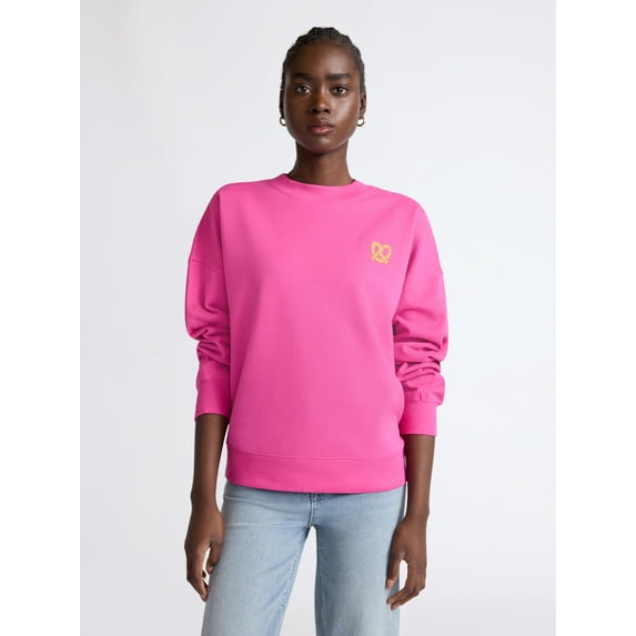 Scoop Limited Edition Women’s and Women's Plus New York Graphic Sweatshirt with Embroidery, Sizes XS-4X