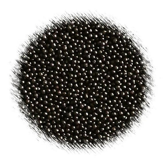 NY SPICE SHOP Black Nonpareils Sprinkles - 1 Pound - Cake Decorating Sprinkles - Cake Sprinkles and Toppings - Black Sprinkles for Cake Decorating