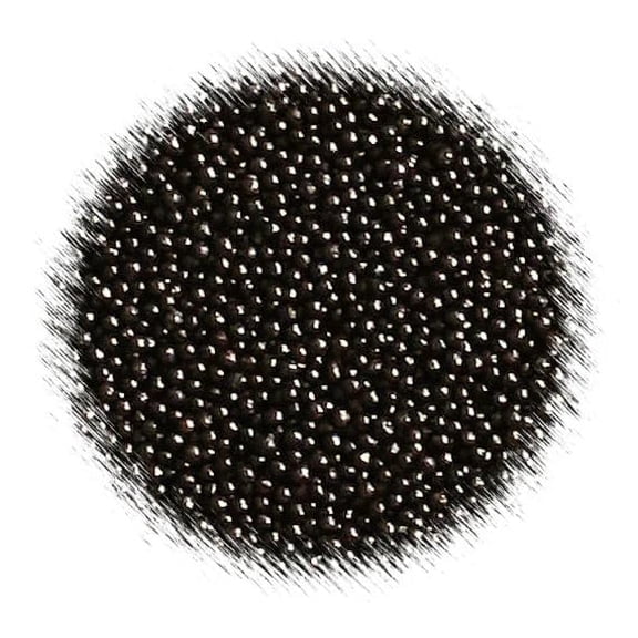 NY SPICE SHOP Black Nonpareils Sprinkles - 3 Pound - Cake Decorating Sprinkles - Cake Sprinkles and Toppings - Black Sprinkles for Cake Decorating