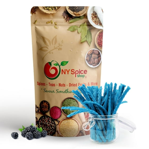NY SPICE SHOP Blue Raspberry Licorice Twists - 08 Ounce