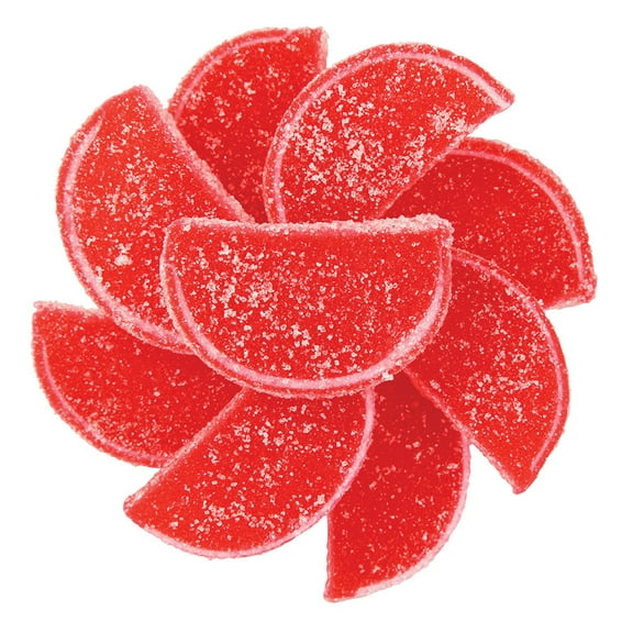 NY SPICE SHOP Cherry Jelly Fruit Slices - 5 Pound - Jelly Fruit Slices - Jelly Slices Candy