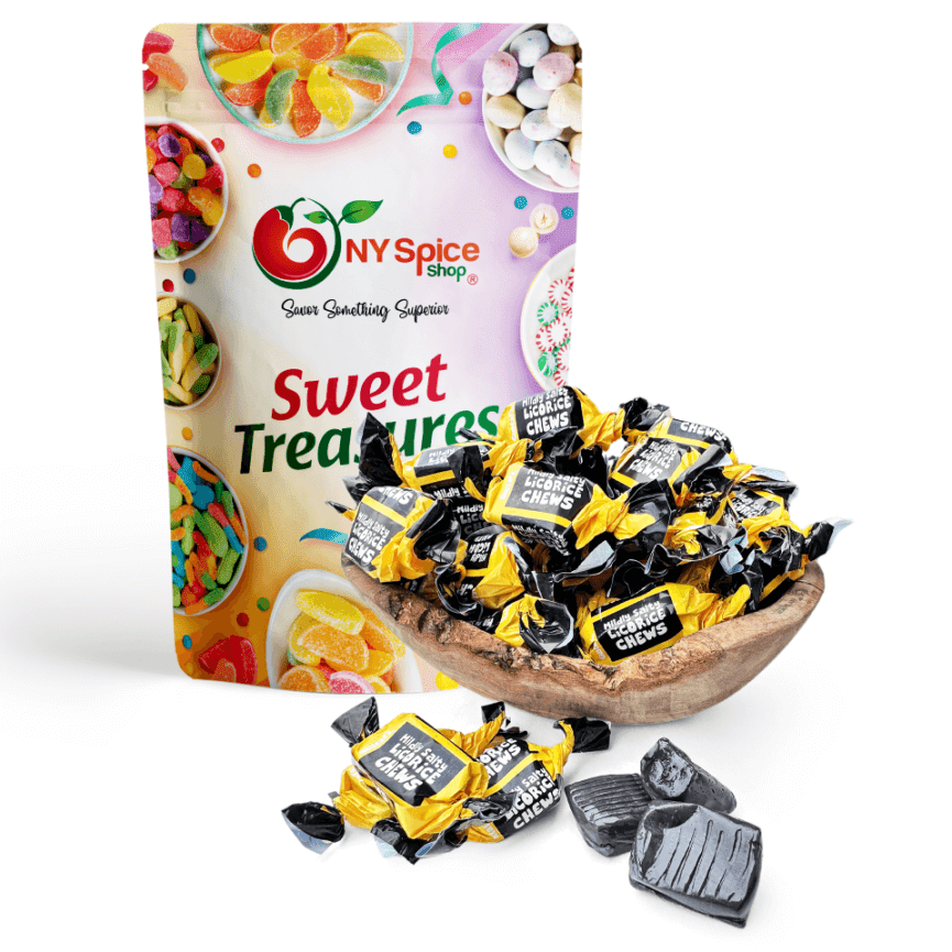 NY SPICE SHOP Chews Licorice Mildly Salty Toffees - 5 Pound