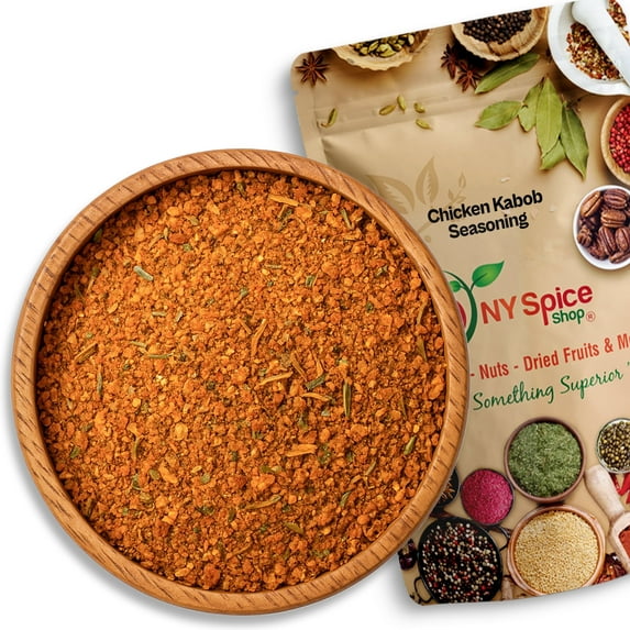 NY SPICE SHOP Chicken Kabob Seasoning - 3 Pound - Kabob Spice Blend - Grilled Chicken Spice Mix - Spice Blend for Grilled Chicken, BBQ, and Kabobs - Perfect for Marinades and Rubs