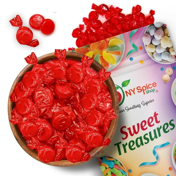 NY SPICE SHOP Cinnamon Discs - 1 Pound - Sugar Free - Cinnamon Candy - Cinnamon Hard Candy - Cinnamon Candy Discs