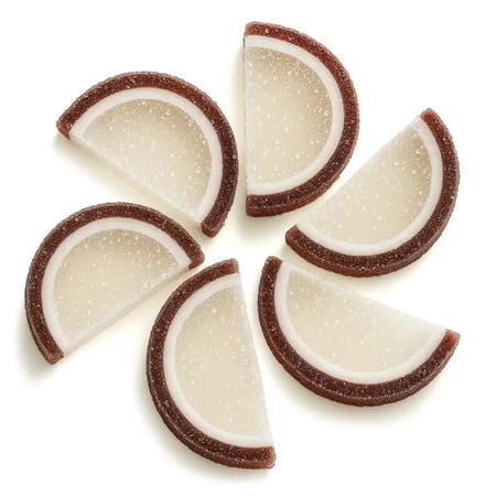 NY SPICE SHOP Coconut Fruit Slices Fruit Jellies - 3 Pound - Fruit Slices Candy - Candy Fruit Slices