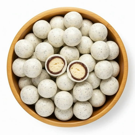 NY SPICE SHOP Coffee & Cream Malted Milk Malt Balls - 08 Ounce - Coffee Cream Malt Balls - Malted Milk Ball Candy - Chocolate Malted Milk Ball - Dark Chocolate Malt Balls Holiday Snacks