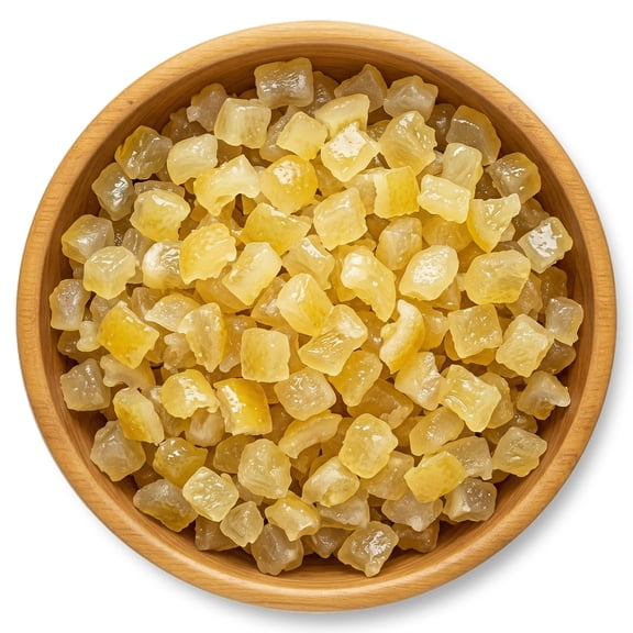 NY SPICE SHOP Diced Lemon Peel - 08 Ounce - Lemon Pieces - Lemon Bits - Chopped Lemon Dice - Finely Chopped for Cooking, Baking, Edible Decoration