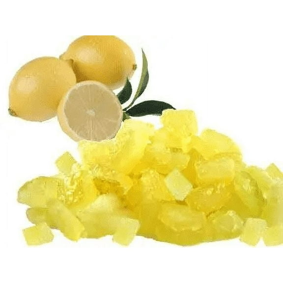 NY SPICE SHOP Diced Lemon Peel - 1 Pound - Lemon Pieces - Lemon Bits - Chopped Lemon Dice - Finely Chopped for Cooking, Baking, Edible Decoration