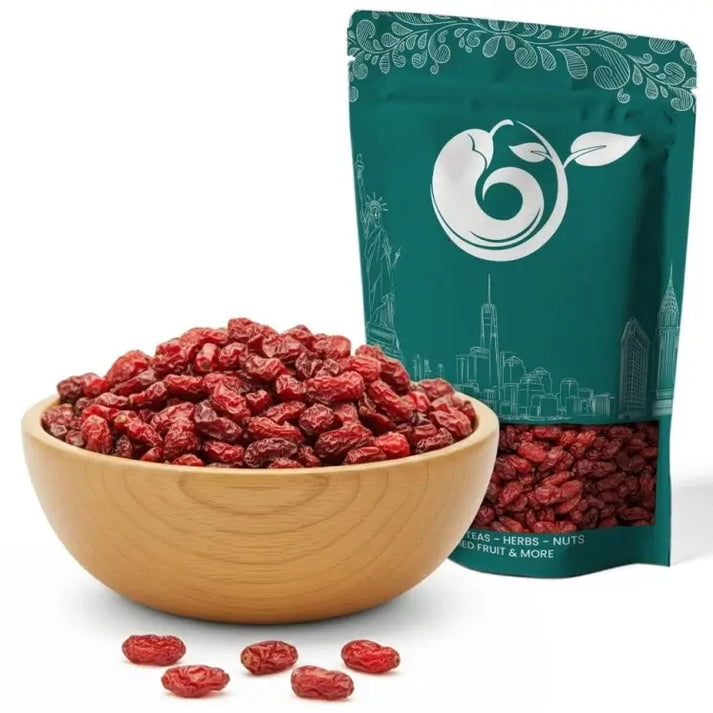 NY SPICE SHOP Dried Barberries - 3 Pound - Zereshk Berries - Tart Red Barberry Fruit - Dried Red Barberries - Persian Zereshk Berries - Vibrant Ruby Berries for Garnishing and Flavoring