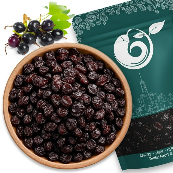 NY SPICE SHOP Dried Currants - 1 Pound - Dried Currants for Baking - Naturally Dried Red Currants - Dried Zante Currants Raisins - Mini Black Raisins