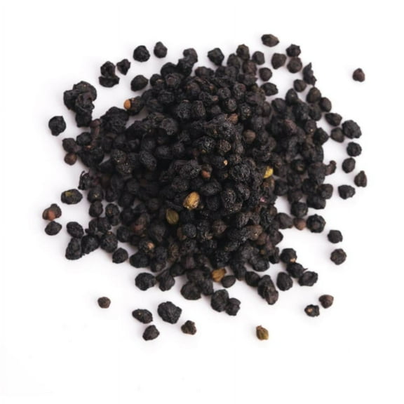 NY SPICE SHOP Dried Whole Elderberries - 08 Ounce - Dried elderberry - Black Elderberries