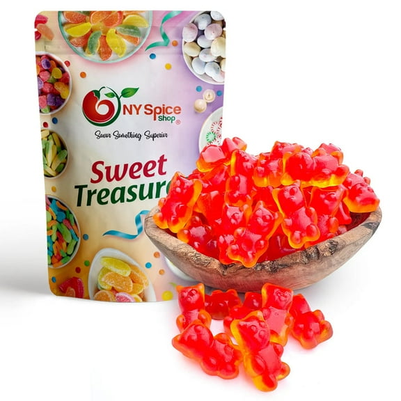 NY SPICE SHOP Energy Filled Gummy Bears - 1 Pound - Gummies Bears Candy - Gummies Fruit Snacks - Gummi Bears Gift For All Occasions