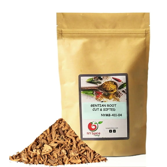 NY SPICE SHOP Gentian Root - 3 Pound - Cut & Sifted