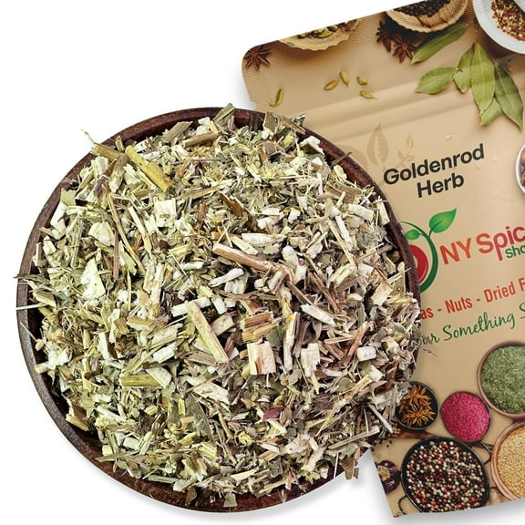 NY SPICE SHOP Goldenrod Herb - 08 Ounce - Cut & Sifted