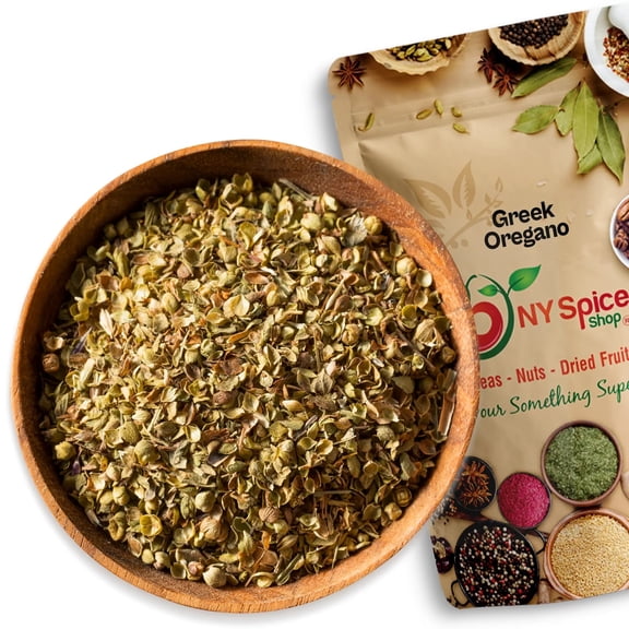 NY SPICE SHOP Greek Oregano - 3 Pound - Mediterranean Oregano - Greek Leaves Dried Oregano - Oreganos Dried Leaf - Dry Fresh Seasoning Oregano Leaves for Pizza, Soup, Greek Salads, Grilled Chicken