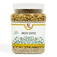 thumbnail image 1 of NY SPICE SHOP Green Lentils - Green Pulses - Green Lentil - Bean Spice - 1.5 Lbs. Jar, 1 of 5