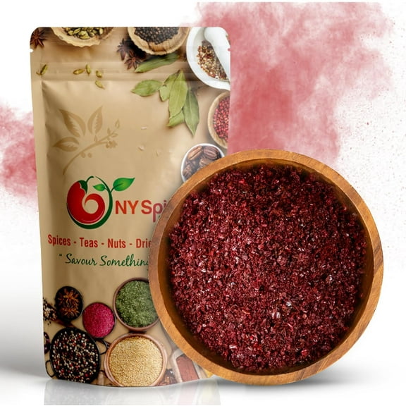 NY SPICE SHOP Ground Sumac - 08 Ounce - Sumac Seasoning - Sumac Spice Powder - Tangy Lemony Taste