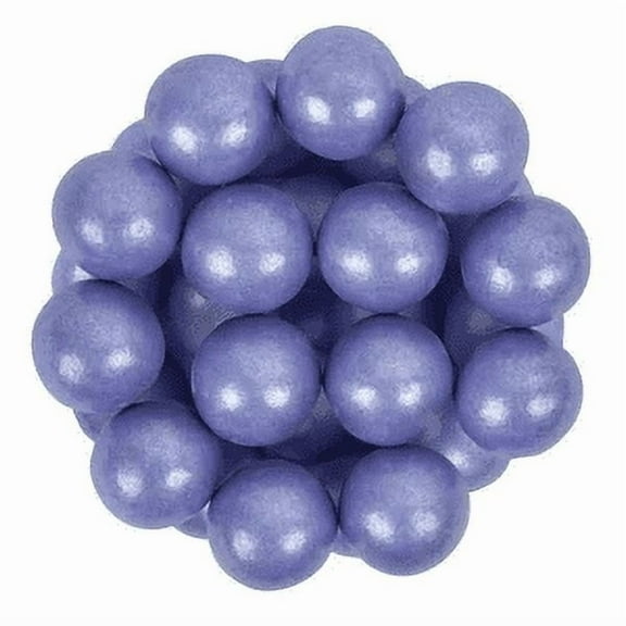 NY SPICE SHOP Lavender Shimmer Gumballs - 1 Pound - Tutti Frutti Flavor - Shiny Purple Gumballs - Pearl Lavender Bubble Gum Balls - Amethyst Glow Tutti Frutti Gum Spheres