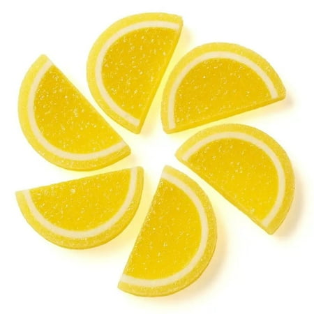 NY SPICE SHOP Lemon Jelly Fruit Slices - 3 Pound - Jelly Fruit Slices - Jelly Slices Candy