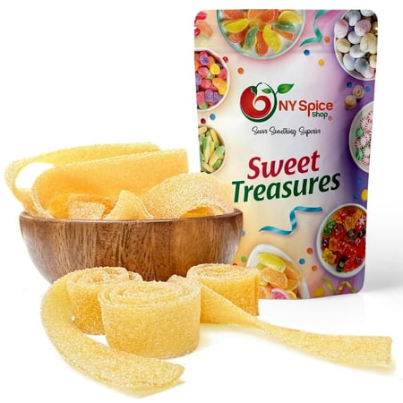 NY SPICE SHOP Mango Sour Belts - 08 Ounce - Sour Strips Candy - Sour Candy Strips - Sour Belts Candy - Candy Strips - Candy Belts - Sour Stripes