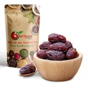 NY SPICE SHOP Medjool Dates - 08 Ounce - Rich Caramel Flavor - Luxuriously Soft Texture - No Sugar Added - Naturally Sweet Taste - Soft Chewy Texture