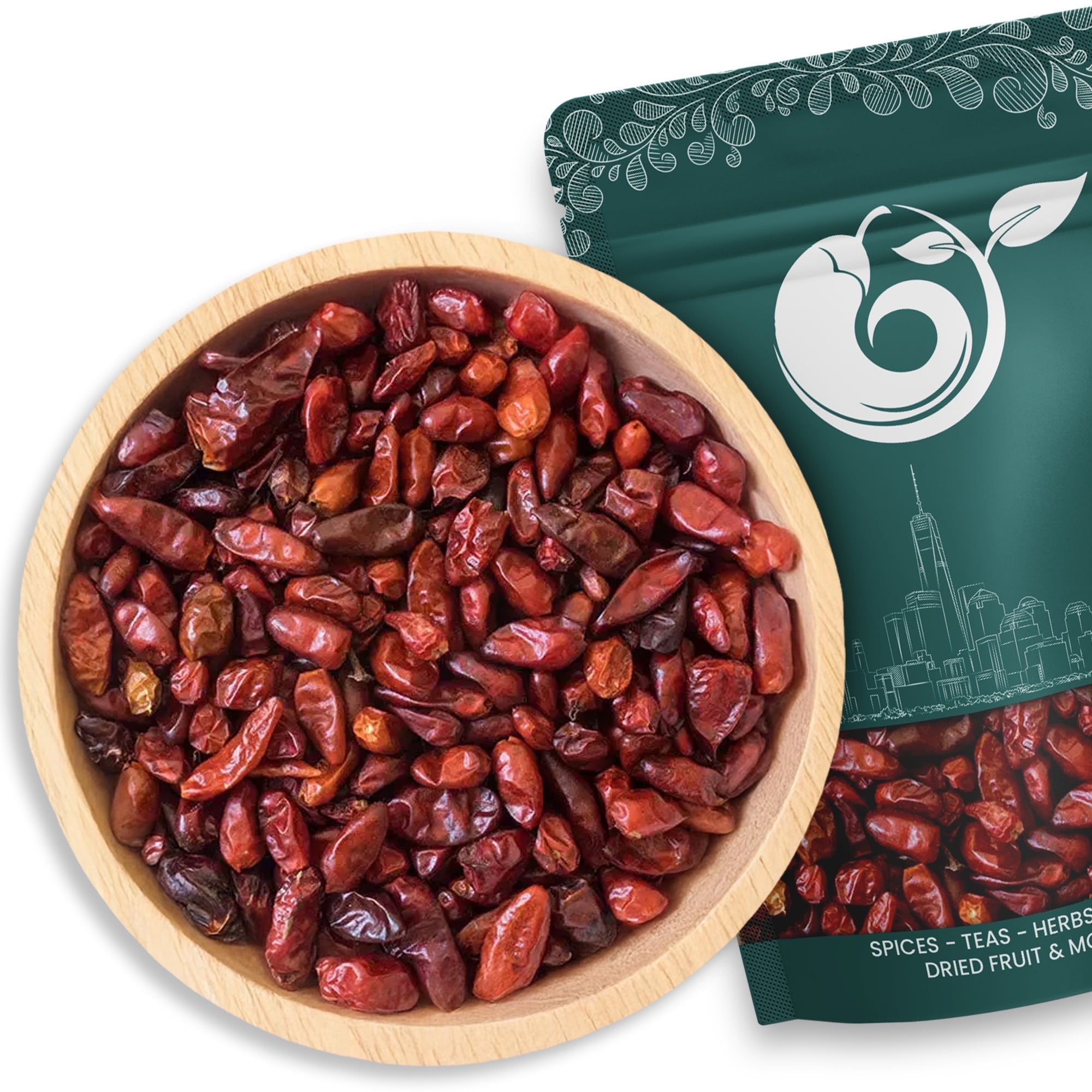 NY SPICE SHOP Whole Dried Pequin Chili Pepper - 04 Ounce - Chile Pequin - Whole Pequin Chiles - Mexican Bird Peppers - Dried Peppers for Cooking, Blending, and Seasoning