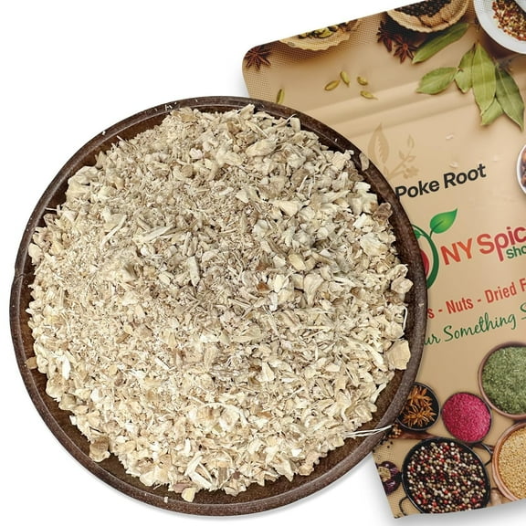 NY SPICE SHOP Poke Root - 1 Pound - Wildcrafted Herbal Root Cut & Sifted