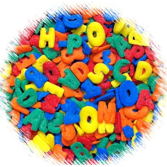 NY SPICE SHOP Rainbow Alphabet Sprinkles - 08 Ounce