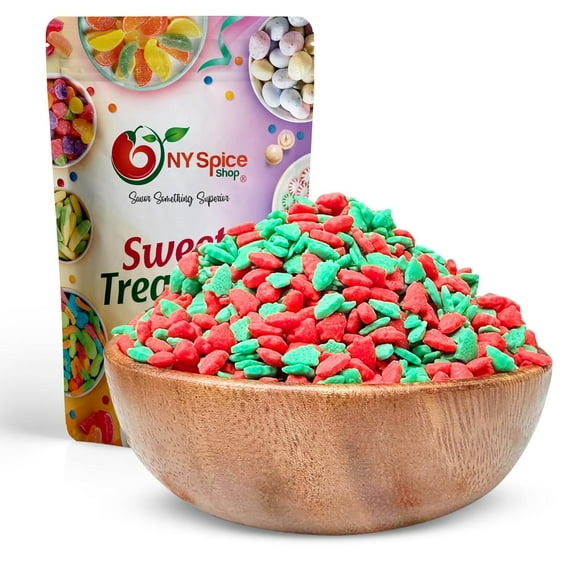 NY SPICE SHOP Christmas Sprinkles - 1 Pound - Red & Green Sprinkles - Christmas tree Sprinkles - Christmas Baking Sprinkles - Cupcake Decorations - Cookie Decorating Supplies - Fancy Sprinkles