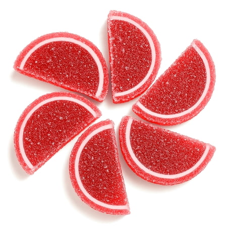 NY SPICE SHOP Red Raspberry Candy - 3 Pound - Candy Red Raspberry - Fruit Slices Candy - Jelly Candy