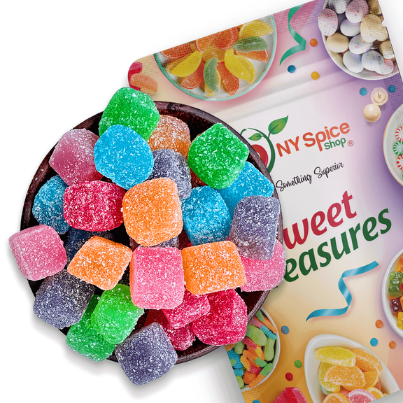 NY SPICE SHOP Sour Chewy Gummy Cubes - 08 Ounce